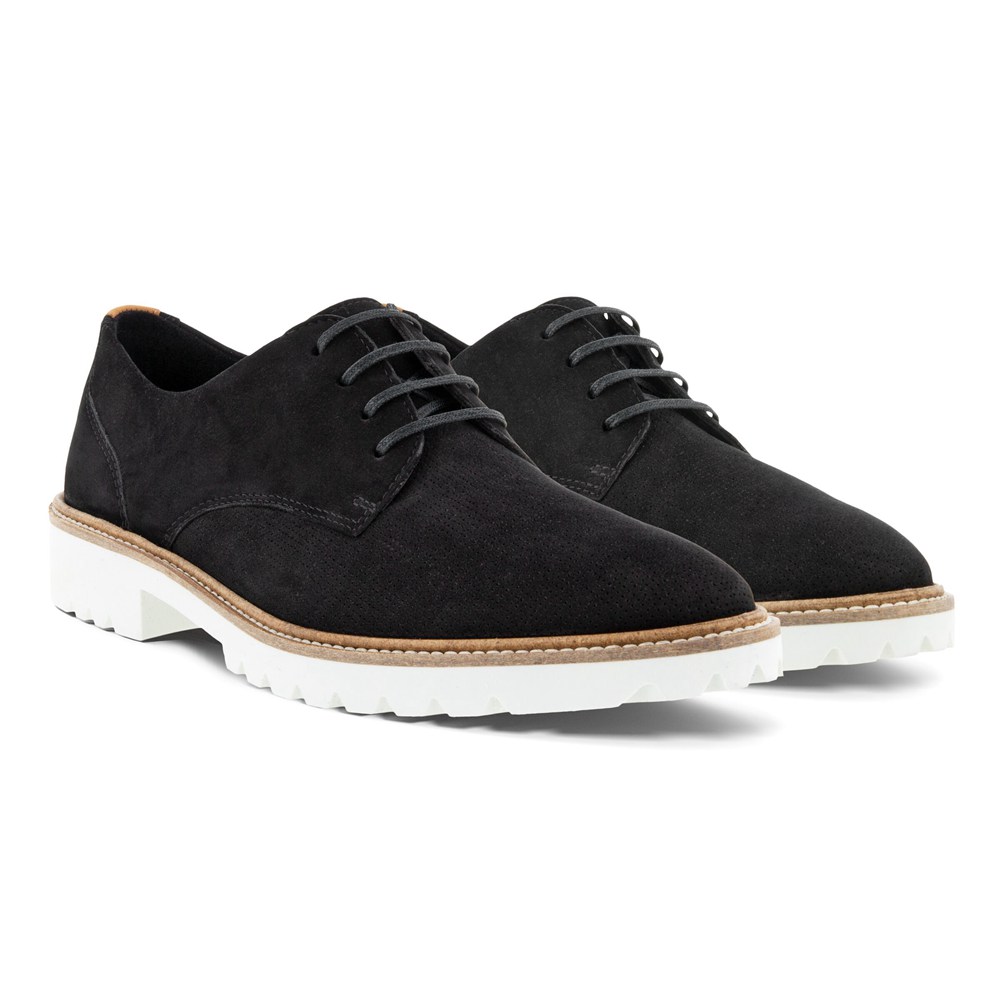 Zapatos De Vestir Mujer - ECCO Modern Tailored Laced Derby - Negros - ZNM706348